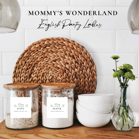 صورة English pantry labels 